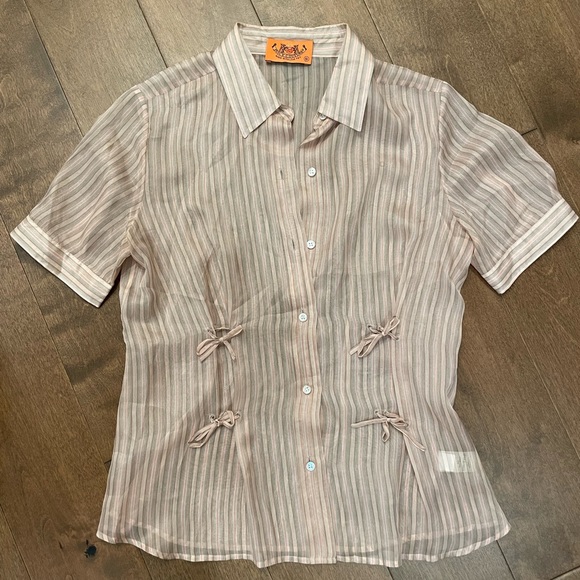 Juicy Couture Tops - Vintage Juicy Couture silk button up top